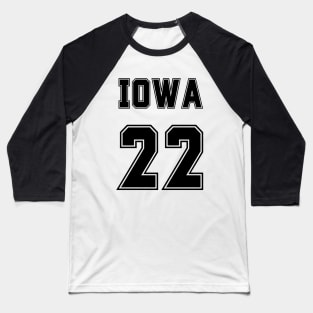 Jersey Number, Iowa #22 shirt, Clark Shirt, Caitlin Clark Baseball T-Shirt